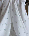 Organic Muslin Swaddle | Blue Floral