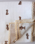 Heirloom Baby Blanket | Teddy Bear + Gingham