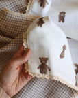 Heirloom Baby Blanket | Teddy Bear + Gingham