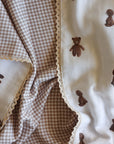 Heirloom Baby Blanket | Teddy Bear + Gingham