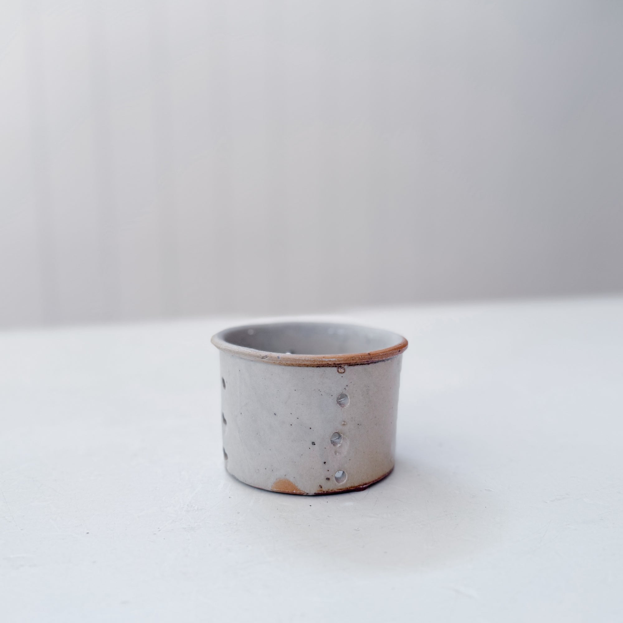 Assorted Vintage French Faisselles Pots | Natural Beige & Grey