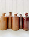 Vintage English Inkwells | British Brown