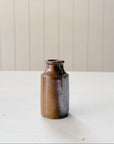Miniature Vintage English Ink Pots | British Brown