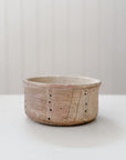 Rare Vintage French Faisselle Pot | Mottled Blush No. 4