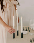 Ivory | 14" Beeswax Taper Candles | Set of 2