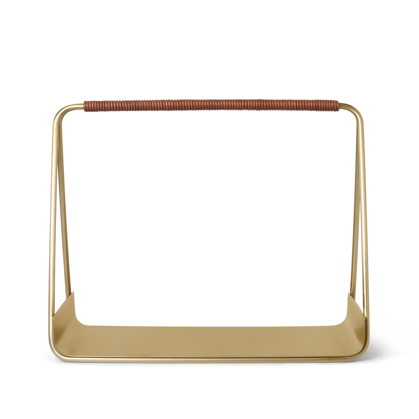 Port Wood Basket | Brass | Ferm Living