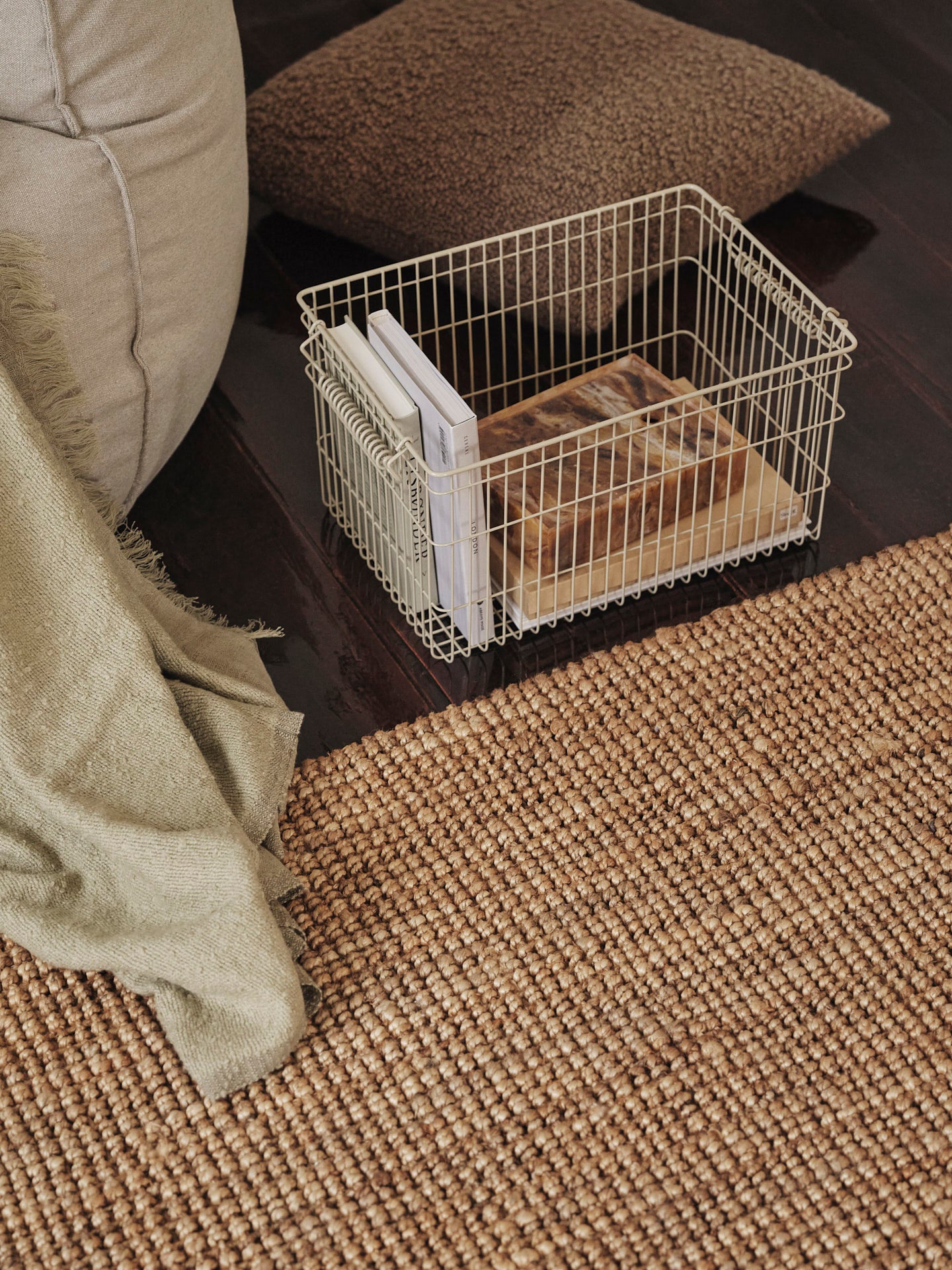 Cala Stackable Metal Bins | Set of 2 | Ferm Living