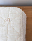 Quilted Ivory Blanket | Twin