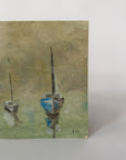 Sailing Dory | Hand-Painted Coastal Art