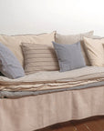 Canapé Bed Roll | Ivory + Marine Cafe Stripe