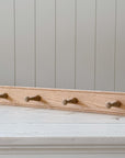 Solid Oak Shaker Peg Rail | Handcrafted in England