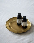 Ruffle Edge Brass Dish