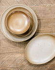 Tag Sale | Set of 8 Mixed Set of Fig Glaze Dinnerware by Sarah Kersten Studio