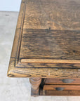Antique Solid Oak 9-Drawer Haberdashery Chest of Drawers | France, 1900s