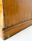 Antique Ochre Haberdashery 22 Drawer Mercantile Counter | Spain, 19th Century