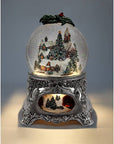 Heirloom Musical Oversized Light-Up Snow Globe with Rotating Train | Snowy Village