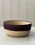 Round Tabletop Basket | Natural + Coco