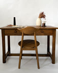 Antique 2-Drawer Desk + Console Table