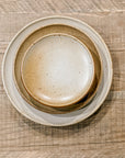 Tag Sale | Set of 8 Mixed Set of Fig Glaze Dinnerware by Sarah Kersten Studio