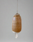 Hand Thrown Ceramic Hanging Bell | Sienna Sand