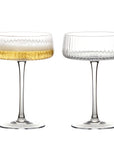 Terrasse Ribbed Coupe Cocktail Glass