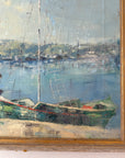 Harborside | Hand-Painted Framed Coastal Art