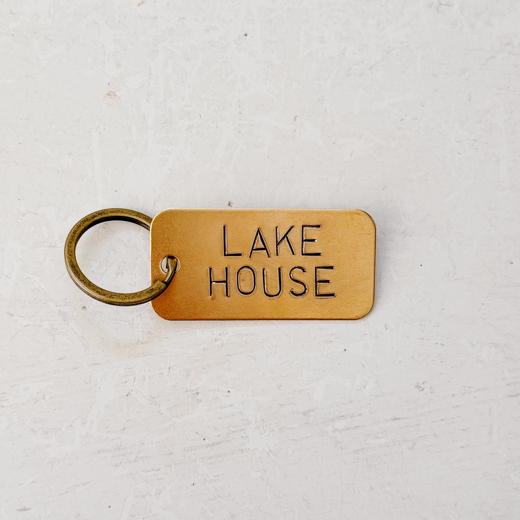 LAKE HOUSE | Vintage Brass Keychain