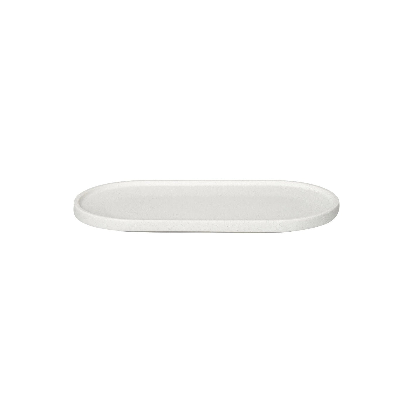 Oval Bath Tray + Organizer | Concrete
