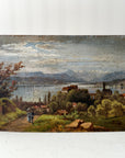 Original Vintage Landscape Fine Art | Petite Oil on Board