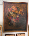 Framed Floral Still Life by J. Shayne