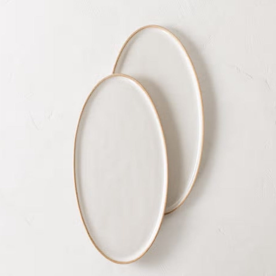 Oval Serving Tray | Stoneware
