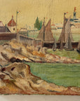 The Fleet, Saint-Malo | Original 20th Century Oil on Canvas Art