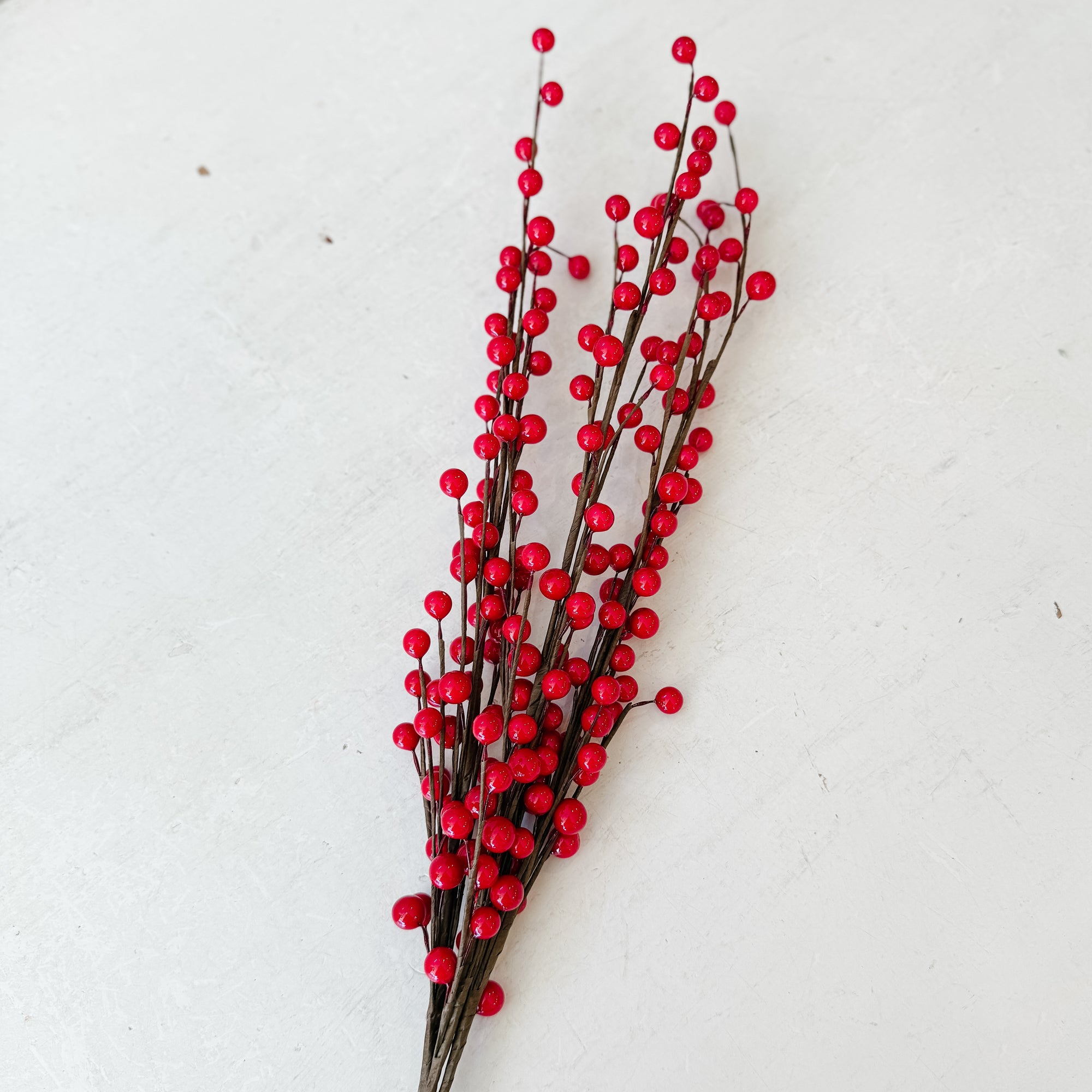 Faux Ilex Berry Branches