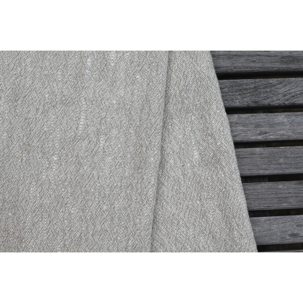 Textured Linen Hand Towel | Flax
