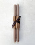12" Beeswax Columnar Taper Candle Collection