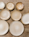 Tag Sale | Set of 8 Mixed Set of Fig Glaze Dinnerware by Sarah Kersten Studio