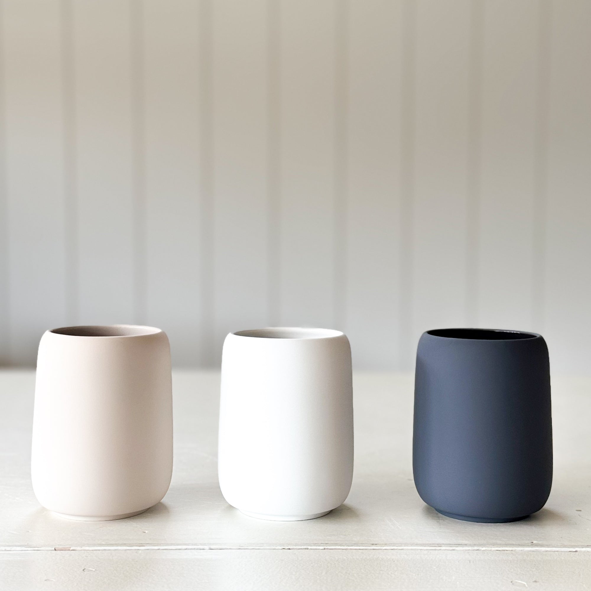 Simple Ceramic Tumbler | Bath Organizer