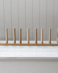 Solid Oak Wellington Boot Rack | Handcrafted in England