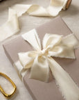 Raw Edge Satin Ribbon | 1.5"