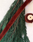 Frayed Velvet Ribbon | 7/8"