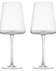 Terrasse Ribbed Fluted Wine Glass