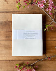 Handmade Sawdust Deckled Pressed Papier Sheets with Envelopes | Set of 6