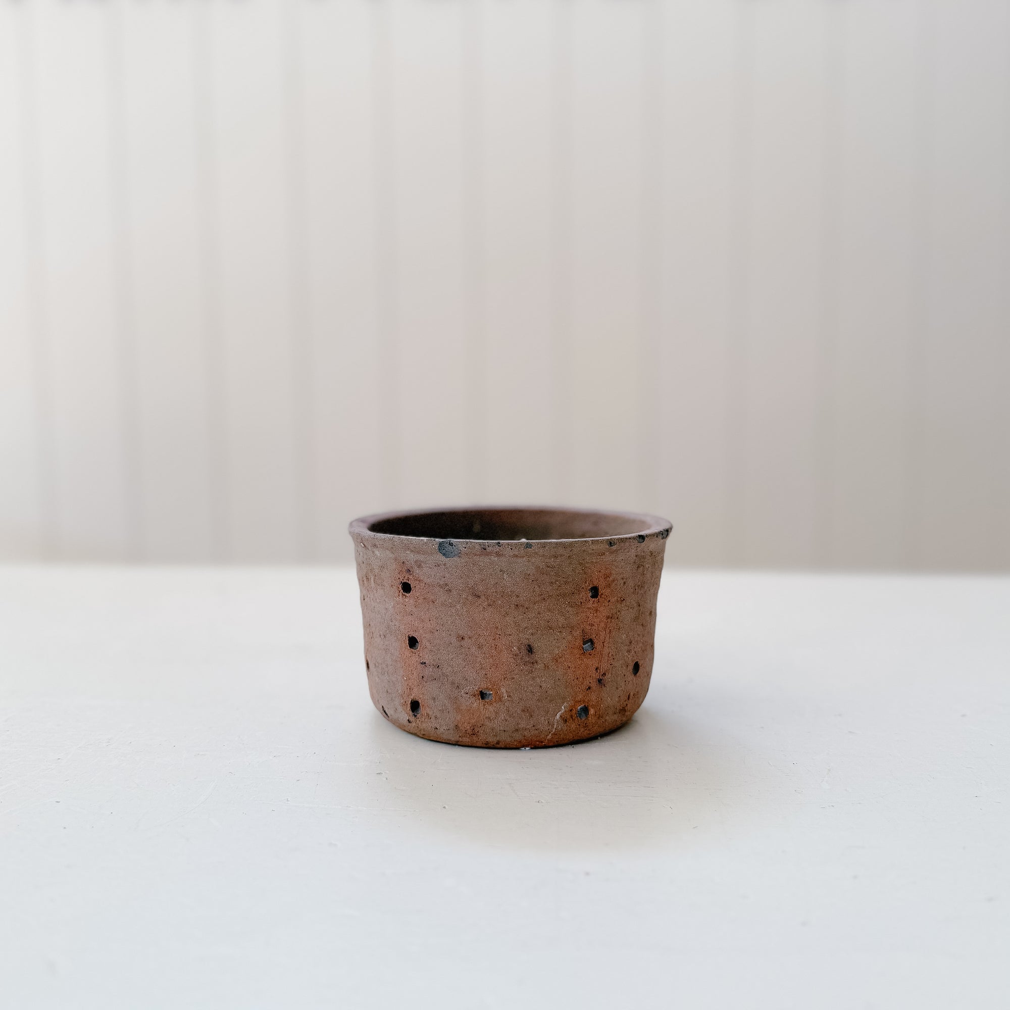 Rare Vintage French Faisselle Pot | Oxidized Mulberry No. 1