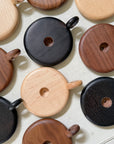 Chamberstick Solid Wood Handmade Taper Holder