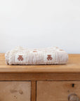 Crochet Patchwork Teddy Blanket