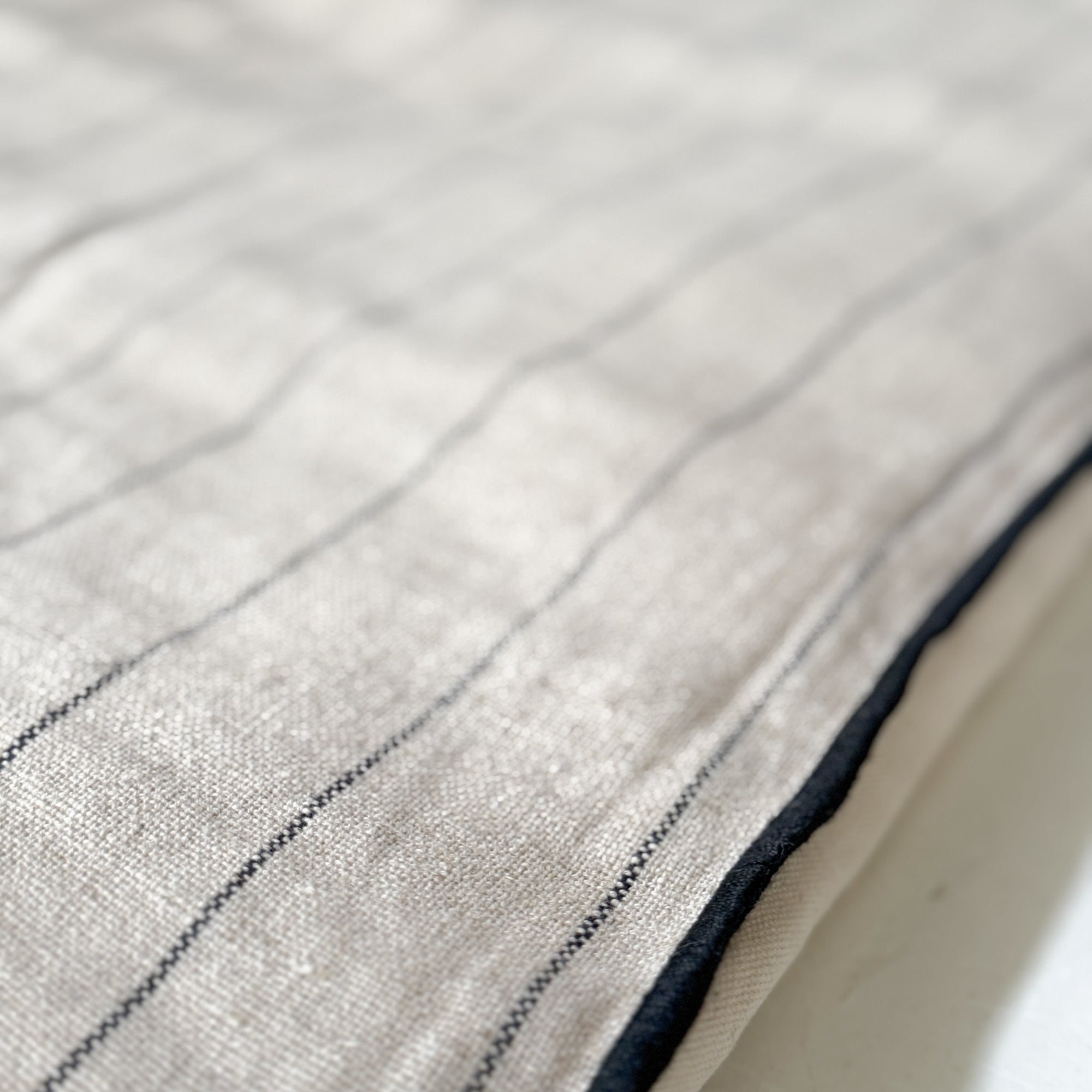 Calvi Bed Roll | Natural Stripe