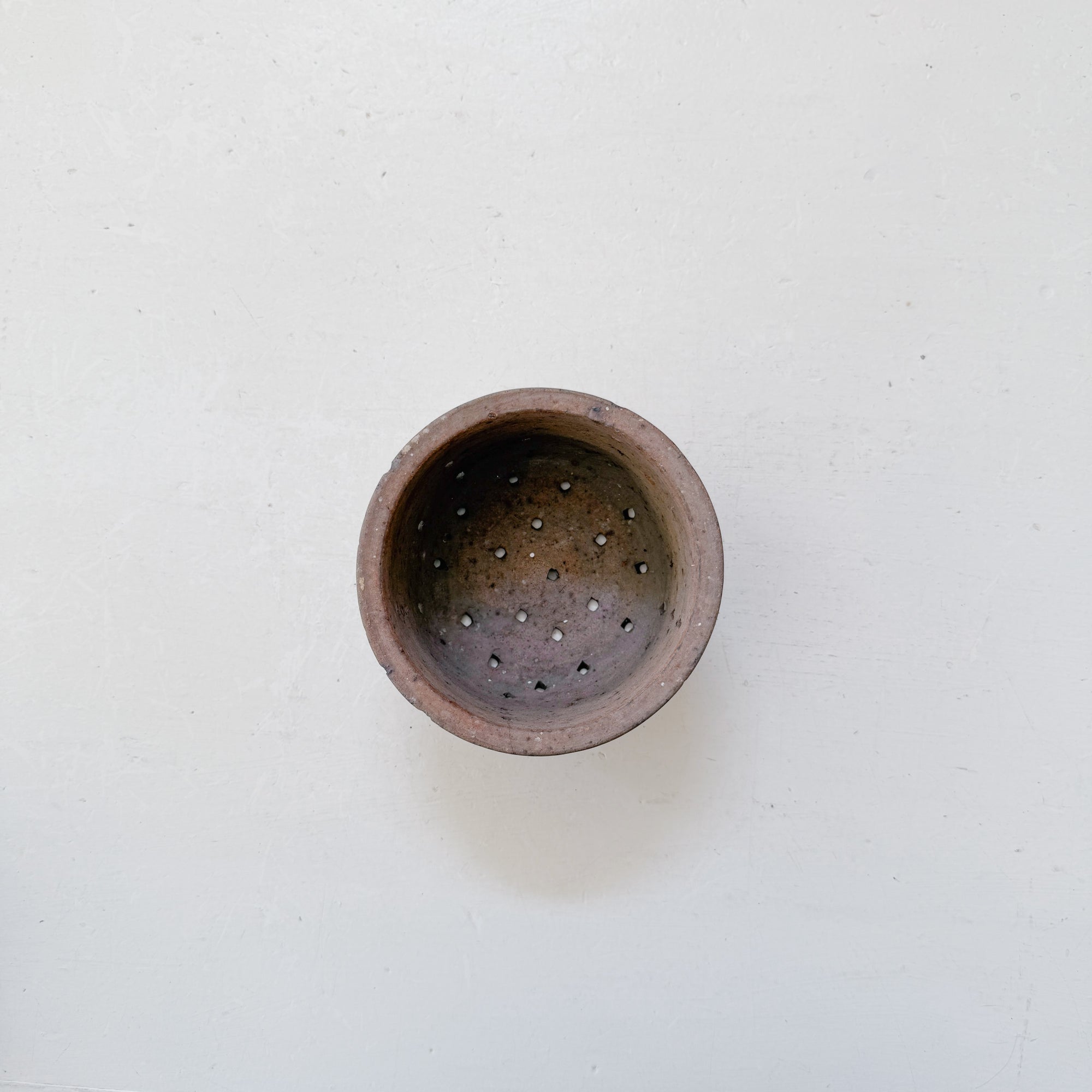 Rare Vintage French Faisselle Pot | Oxidized Mulberry No. 1