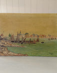 The Fleet, Saint-Malo | Original 20th Century Oil on Canvas Art