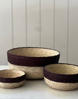 Round Tabletop Basket | Natural + Coco