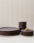 Ceramic Scalloped Coaster | Cocoa